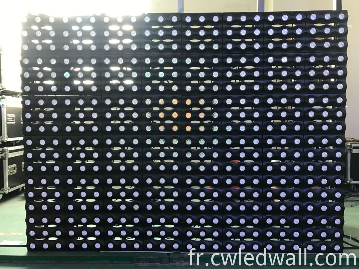 36*3w led matrix dj stage